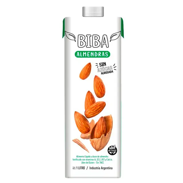 [BIBA LECHE DE ALMENDRAS S/AZ X1LT] Biba Leche De Almendras X1L