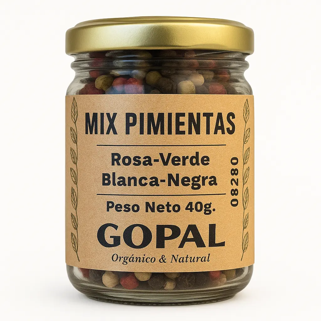 [C MIX PIMIENTAS FRASCO GOPAL X40G] Gopal Mix Pimientas Frasco X40G