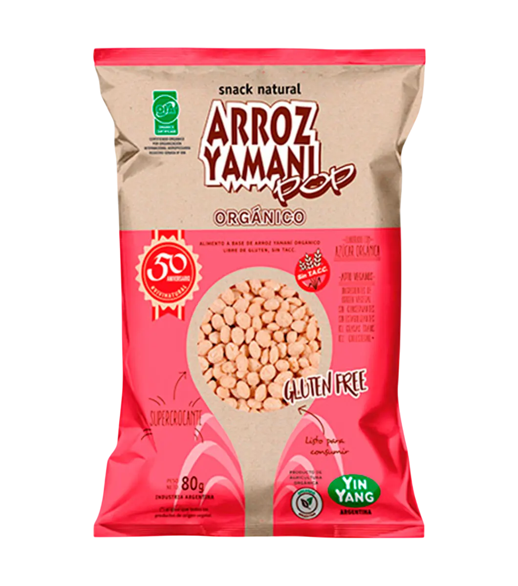 [DC ARROZ YAMANI POP X80GRS] Ying Yang Arroz Yamani Pop X80Grs