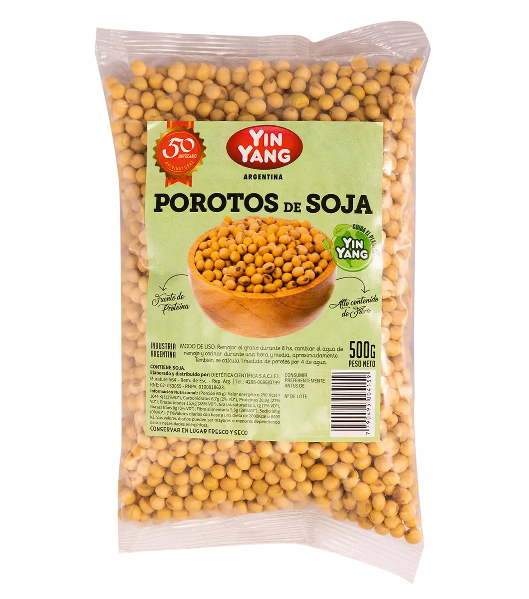 [DC POROTO DE SOJA ORG X500GRS] Ying Yang Poroto De Soja Orgánico X500Grs