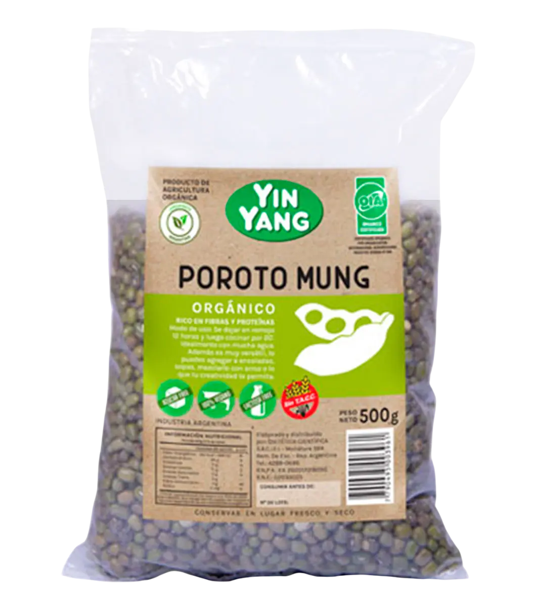 [DC POROTO MUNG ORG X500G] Ying Yang Poroto Mung Organico x500g