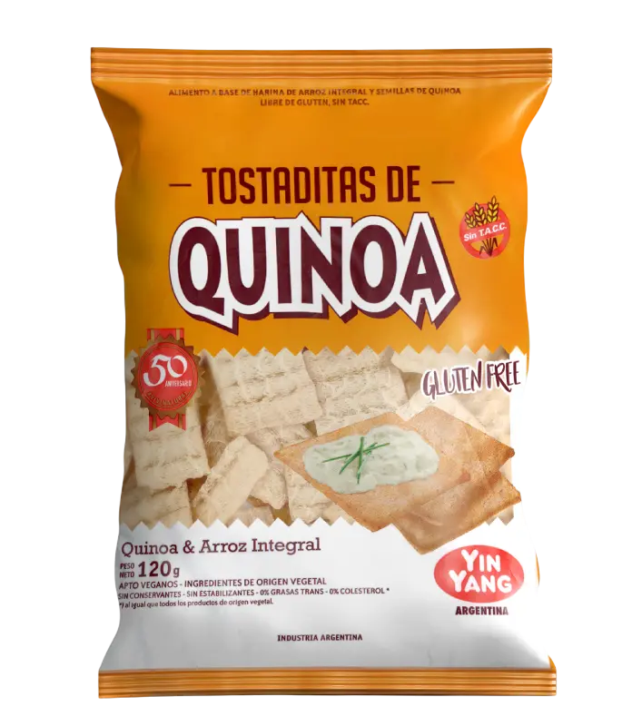 [DC TOSTADITAS QUINOA X120GRS] Ying Yang Tostaditas Quinoa X120Grs