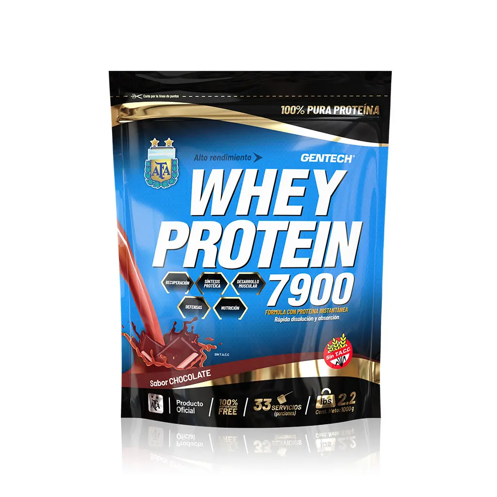 [GENTECH WHEY PROT.7900 CHOCO X1KG] Gentech Whey Protein 7900 1kg