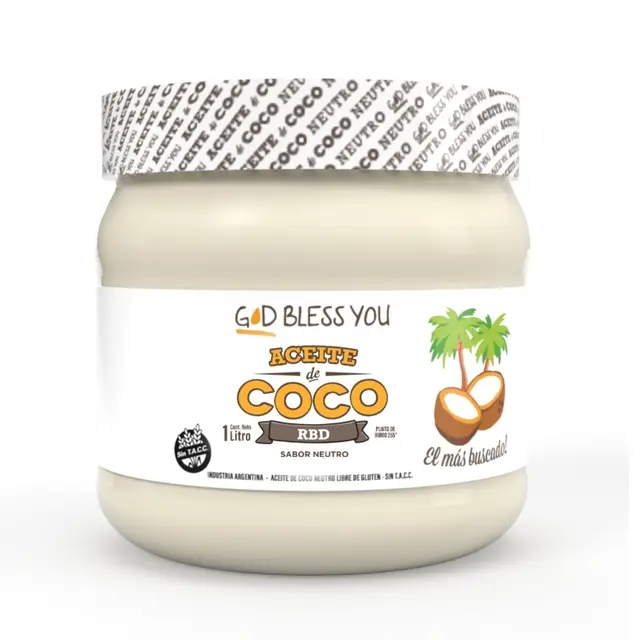 [GOD BLESS AC. DE COCO NEUTRO X1LT] God Bless You Aceite De Coco Neutro X1Lt