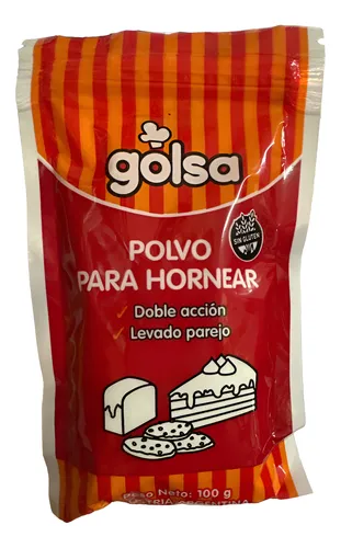 [GOLSA POLVO P/HORNEAR X100G] Golsa Polvo Para Hornear 100g.