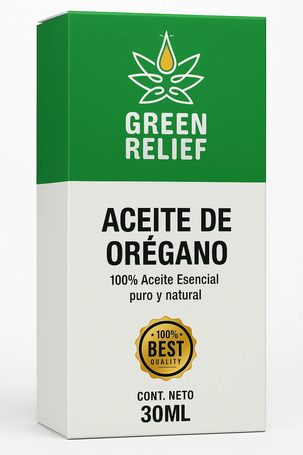 [GREEN RELIEF ACEITE DE OREGANO X30ML] Green Relief Aceite De Oregano 30ml.
