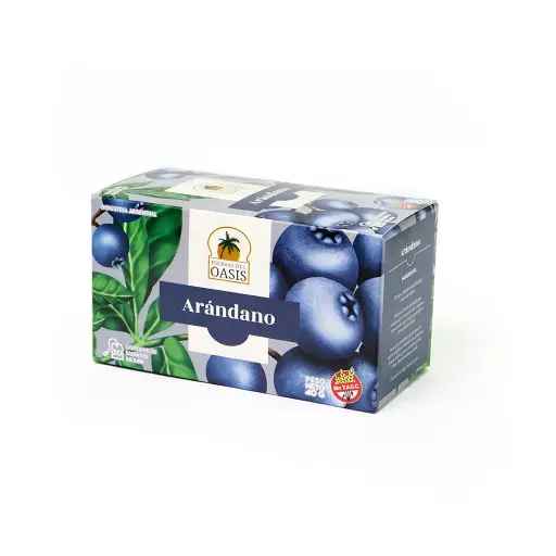 [H.OASIS TE ARANDANOS X 20S] Hierbas del Oasis Te De Arandanos x20saq
