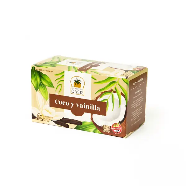 [H.OASIS TE COCO Y VAINILLA X20S] Hierbas del Oasis Te Coco y Vainilla x20s