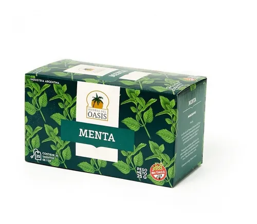 [H.OASIS TE MENTA X25S] Hierbas del Oasis Te Menta x25s