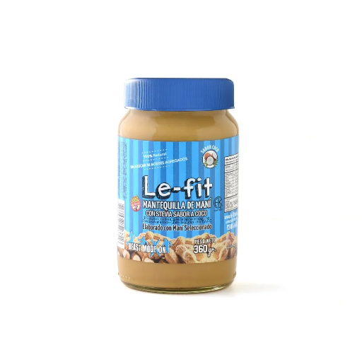 [LEFIT MANTECA DE MANI C/COCO x400g] Lefit Manteca De Mani C/Coco X400G