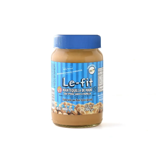 [LEFIT MANTECA DE MANI C/VAINILLA x400g] Lefit Manteca De Mani C/Vainilla X400G