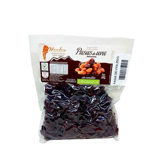 [MAELCA PASAS DE UVA ORG X250G] Maelca Pasas De Uva Orgánicas x250g