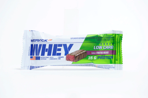 [MERVICK BARRA LOW CARB F.ROJOS] Mervick Barra Low Carb Frutos Rojos 46g