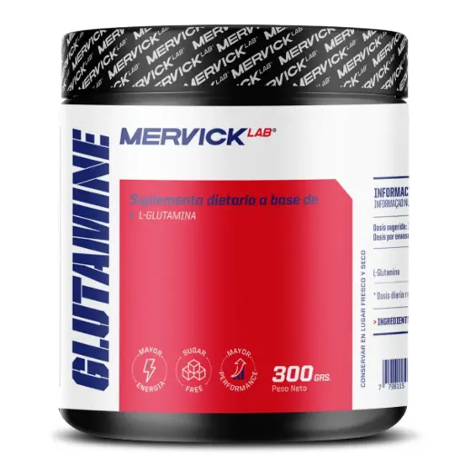 [MERVICK L-GLUTAMINA X300GRS] Mervick L-Glutamina 300G