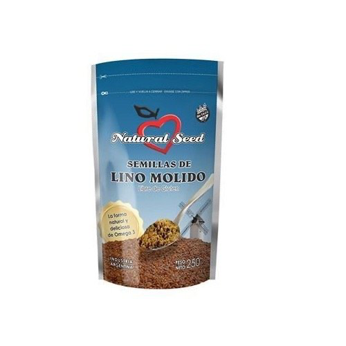 [N.SEED S. DE LINO MOLIDO X250G] Natural Seed Lino Molido X250g