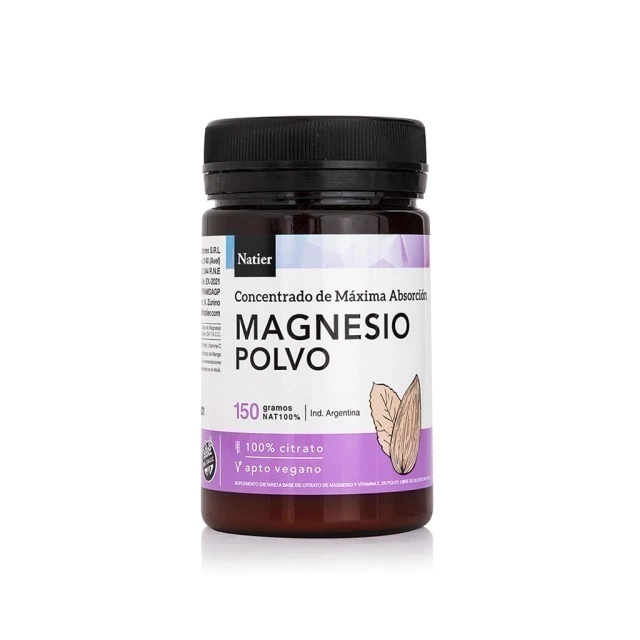 [NATIER CITRATO DE MAGNESIO EN POLVO X150GRS] Natier Citrato de Magnesio 150g