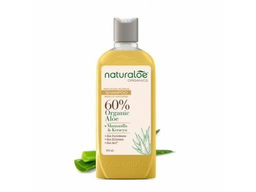 [NATURALOE SHAMPOO RUBIOS X360ML] Naturaloe Shampoo Rubios X360Ml