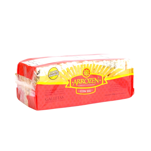 [NATUZ GALL ARROZ CUAD C/SAL] Natuzen Galletas de Arroz Cuadradas C/Sal x110G