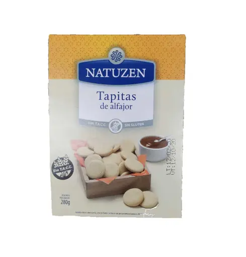 [NATUZ GALL TAP ALFAJOR X180G.] Natuzen Tapitas de Alfajor Galletitas X180G.