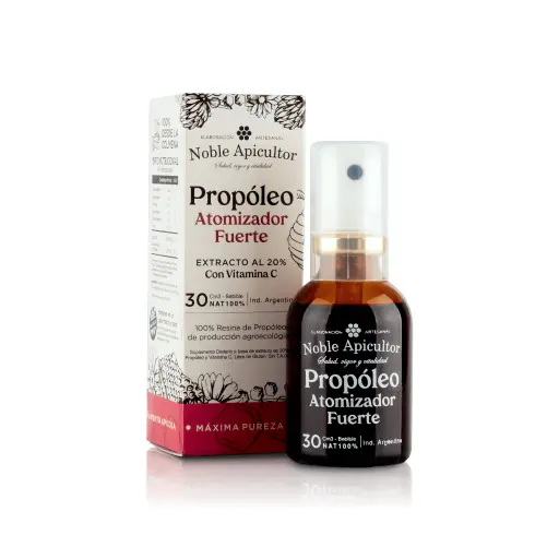 [NOBLE APICULTOR PROPOLEO C/ATOM. X30CC] Noble Apicultor Propóleo Con Atomizador al 20 % x30cc