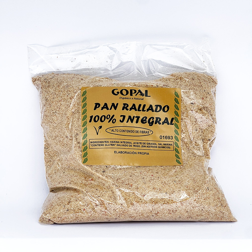 [GOPAL PA PAN RALLADO INTEGRAL x500g] Gopal Pan Rallado Integral 500g