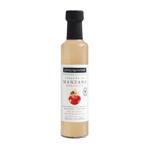 [PAMPA VINAGRE DE MANZANA ORGANICO X250ML] Pampa Gourmet Vinagre De Manzana Organico X250Ml