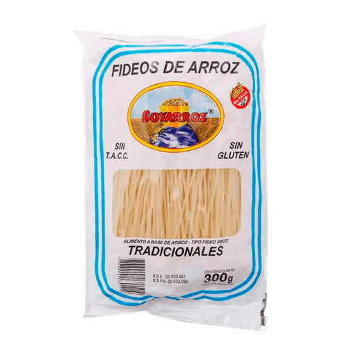 [SOYARROZ FID. TRADICIONAL GRUESO X300G.] Soyarroz Fideos Tradicional Grueso X300G