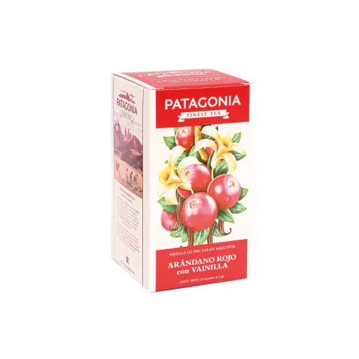 [TE PATAGONIA ARANDANO ROJO Y VAINILLA] Te Patagonia Arandano Rojo y Vainilla x20saq
