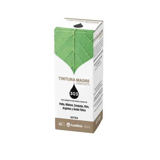 [TINTURA PALTA N°303] Tintura Madre Compuesta N303 Drog. Argentina 60cc