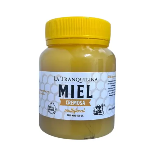 [TRANQ MIEL CREMOSA X500G VIDRIO] La Tranquilina Miel Cremosa 500cc