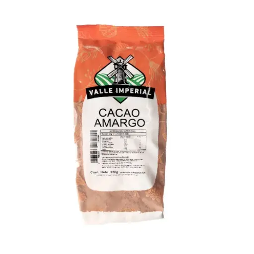 [VALLE IMPERIAL CACAO AMARGO X250G] Valle Imperial Cacao Amargo x250g