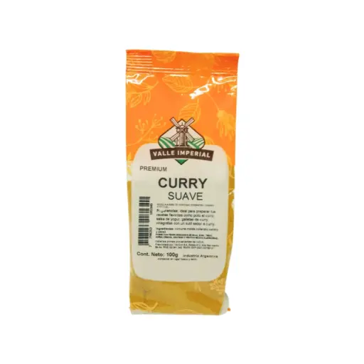 [VALLE IMPERIAL CURRY SUAVE X100G] Valle Imperial Curry Suave x100g