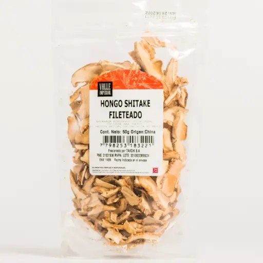 [VALLE IMPERIAL HONGO SHITAKE FILETEADO X50G] Valle Imperial Hongo Shitake Fileteado x50g