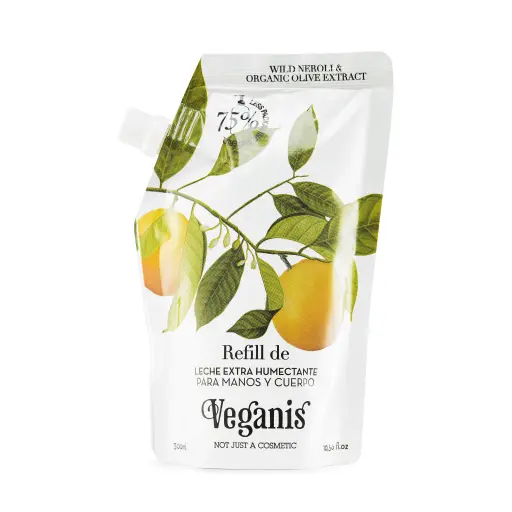 [VEGANIS DOYPACK NEROLI X300ML] Veganis Crema Manos y Cuerpo Neroli Doypack 300ml