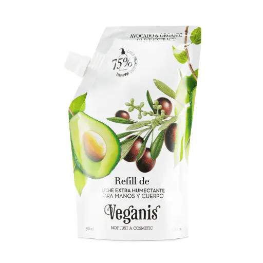 [VEGANIS DOYPACK PALTA X300ML] Veganis Crema Manos y Cuerpo Palta Doypack 300ml