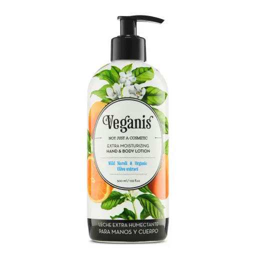 [VEGANIS NEROLI (MANOS Y CUERPO) X500G] Veganis Crema Manos y Cuerpo Neroli x500ml