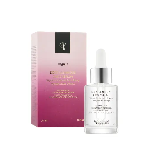 [VEGANIS SERUM FACIAL LUMINOSIDAD MAQUI X30ML] Veganis Serum Facial Maqui Berry Iluminacion Profunda 30ml.
