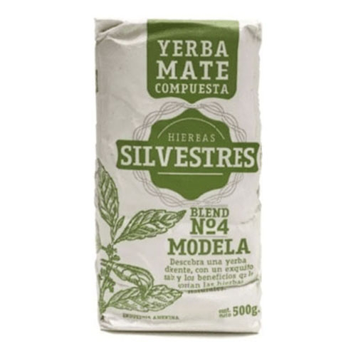[YERBA MATE SILVESTRE MODELA X500GR.] Yerba Mate Hierbas Silvestre Modela X500G