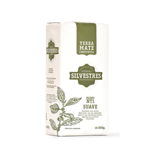 [YERBA MATE SILVESTRE SUAVE X500GR.] Yerba Mate Hierbas Silvestres Suave 500g.