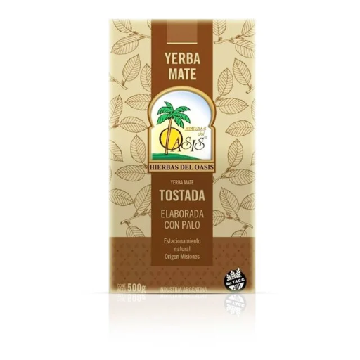 [YERBA MATE TOSTADA X500G.] Yerba Mate Tostada Oasis X500G