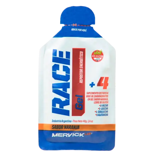 [MERVICK GEL RACE NARANJA X40GRS] Mervick Gel Race Naranja 40G