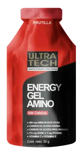 [ULTRATECH ENERGY GEL AMINO F.ROJOS X32G] Ultratech Energy Gel Amino Sabor Frutos Rojos x32G