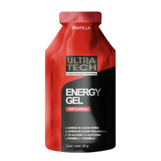 [ULTRATECH ENERGY GEL AMINO FRUTILLA X32G] Ultratech Energy Gel Amino Sabor Frutilla x32G