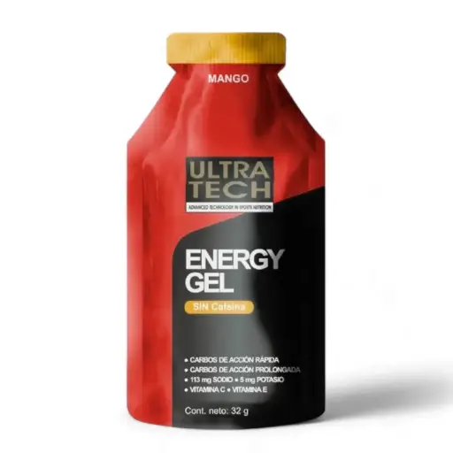 [ULTRATECH ENERGY GEL MANGO X32G] Ultratech Energy Gel Sabor Mango x32G